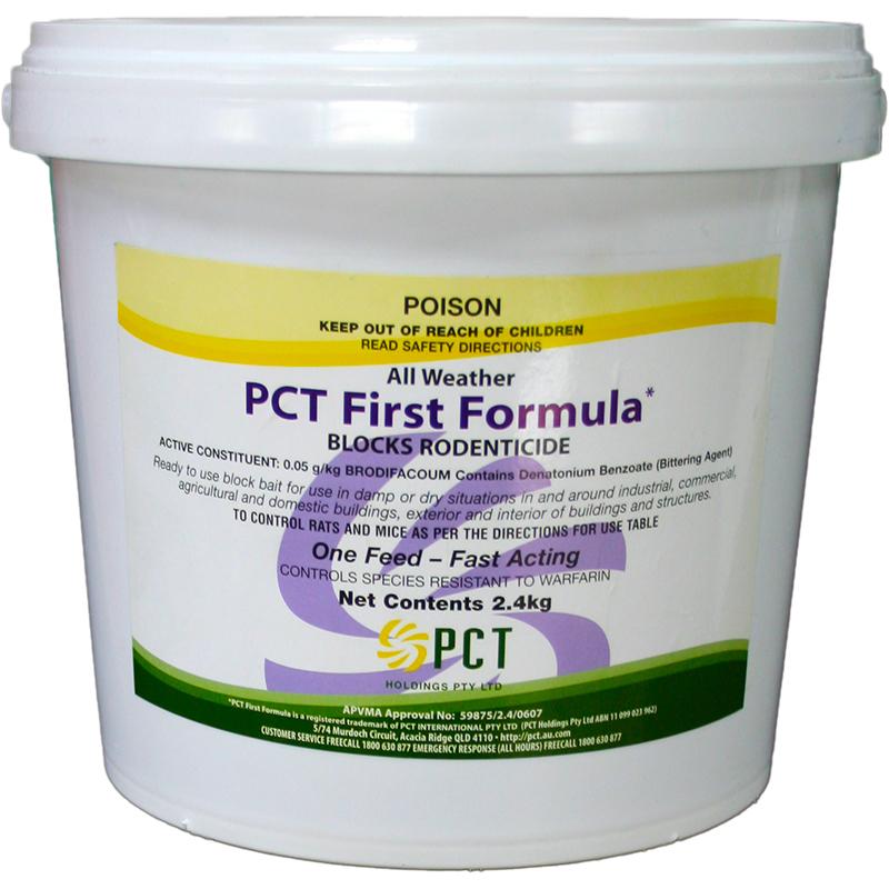 First Formula 2.4kg Rat and Mouse Blocks