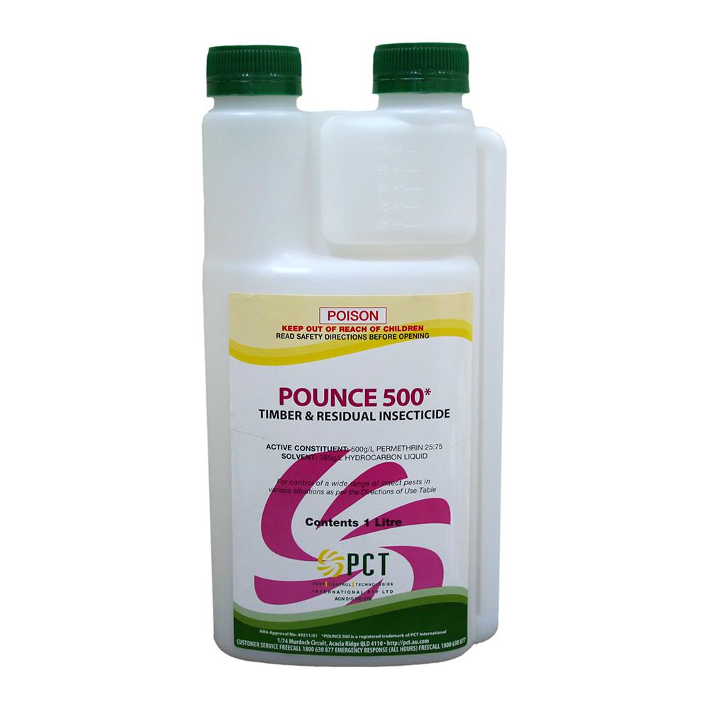 Pounce 500 Timber and Residual Insecticide 1L